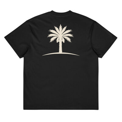 Canarian palm tree oversized t shirt